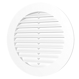 Купить Решётки вентиляционные круглые с пластиковой сеткой и фланцем (серия РКС) во Владивостоке